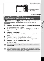 Preview for 63 page of Pentax 17296 - Optio E60 Digital Camera Operating Manual