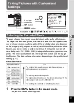 Preview for 71 page of Pentax 17296 - Optio E60 Digital Camera Operating Manual