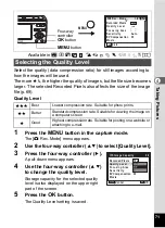 Preview for 73 page of Pentax 17296 - Optio E60 Digital Camera Operating Manual