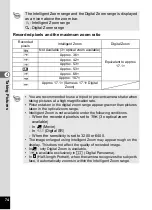 Preview for 76 page of Pentax 17296 - Optio E60 Digital Camera Operating Manual