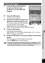 Preview for 137 page of Pentax 17296 - Optio E60 Digital Camera Operating Manual