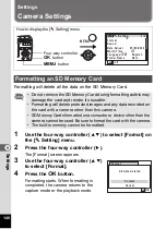 Preview for 142 page of Pentax 17296 - Optio E60 Digital Camera Operating Manual