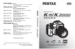 Preview for 280 page of Pentax 17311 Operating Manual