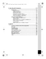 Preview for 11 page of Pentax 17472 - Optio E70 Digital Camera Operating Manual