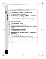 Preview for 42 page of Pentax 17472 - Optio E70 Digital Camera Operating Manual