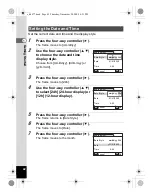 Preview for 44 page of Pentax 17472 - Optio E70 Digital Camera Operating Manual