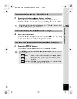 Preview for 57 page of Pentax 17472 - Optio E70 Digital Camera Operating Manual