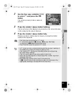 Preview for 87 page of Pentax 17472 - Optio E70 Digital Camera Operating Manual