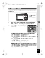 Preview for 109 page of Pentax 17472 - Optio E70 Digital Camera Operating Manual