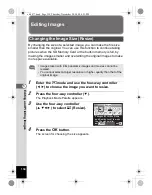 Preview for 136 page of Pentax 17472 - Optio E70 Digital Camera Operating Manual