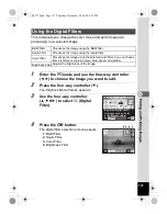 Preview for 139 page of Pentax 17472 - Optio E70 Digital Camera Operating Manual