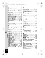 Preview for 223 page of Pentax 17472 - Optio E70 Digital Camera Operating Manual