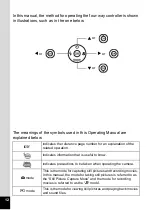 Preview for 14 page of Pentax 17601 - Optio P70 Digital Camera Operating Manual