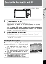 Preview for 41 page of Pentax 17601 - Optio P70 Digital Camera Operating Manual