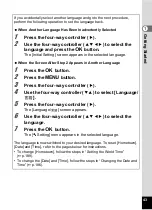 Preview for 45 page of Pentax 17601 - Optio P70 Digital Camera Operating Manual