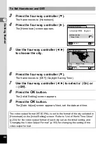 Preview for 46 page of Pentax 17601 - Optio P70 Digital Camera Operating Manual