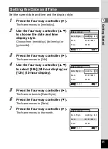 Preview for 47 page of Pentax 17601 - Optio P70 Digital Camera Operating Manual