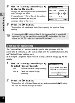 Preview for 48 page of Pentax 17601 - Optio P70 Digital Camera Operating Manual