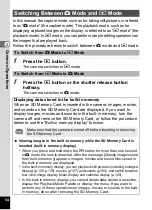 Preview for 56 page of Pentax 17601 - Optio P70 Digital Camera Operating Manual