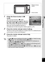 Preview for 77 page of Pentax 17601 - Optio P70 Digital Camera Operating Manual