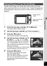 Preview for 87 page of Pentax 17601 - Optio P70 Digital Camera Operating Manual