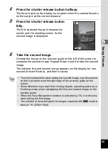 Preview for 97 page of Pentax 17601 - Optio P70 Digital Camera Operating Manual