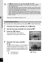 Preview for 104 page of Pentax 17601 - Optio P70 Digital Camera Operating Manual