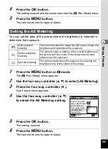 Preview for 111 page of Pentax 17601 - Optio P70 Digital Camera Operating Manual