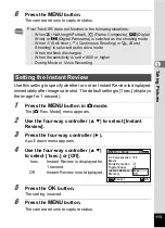 Preview for 115 page of Pentax 17601 - Optio P70 Digital Camera Operating Manual