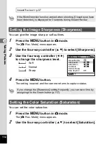 Preview for 116 page of Pentax 17601 - Optio P70 Digital Camera Operating Manual