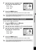 Preview for 117 page of Pentax 17601 - Optio P70 Digital Camera Operating Manual