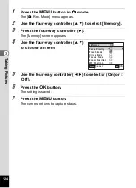 Preview for 126 page of Pentax 17601 - Optio P70 Digital Camera Operating Manual