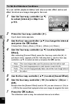 Preview for 136 page of Pentax 17601 - Optio P70 Digital Camera Operating Manual