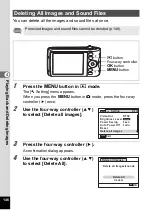 Preview for 148 page of Pentax 17601 - Optio P70 Digital Camera Operating Manual