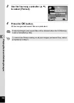 Preview for 152 page of Pentax 17601 - Optio P70 Digital Camera Operating Manual