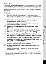 Preview for 165 page of Pentax 17601 - Optio P70 Digital Camera Operating Manual