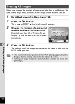 Preview for 172 page of Pentax 17601 - Optio P70 Digital Camera Operating Manual