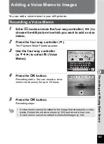 Preview for 183 page of Pentax 17601 - Optio P70 Digital Camera Operating Manual