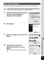 Preview for 211 page of Pentax 17601 - Optio P70 Digital Camera Operating Manual