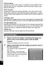 Preview for 216 page of Pentax 17601 - Optio P70 Digital Camera Operating Manual