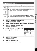 Preview for 121 page of Pentax 17731 Operating Manual