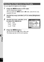 Preview for 216 page of Pentax 17731 Operating Manual