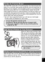 Preview for 17 page of Pentax 17851 - Optio P80 Digital Camera Operating Manual