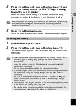 Preview for 35 page of Pentax 17851 - Optio P80 Digital Camera Operating Manual