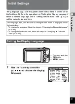 Preview for 45 page of Pentax 17851 - Optio P80 Digital Camera Operating Manual