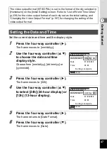 Preview for 49 page of Pentax 17851 - Optio P80 Digital Camera Operating Manual