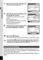 Preview for 50 page of Pentax 17851 - Optio P80 Digital Camera Operating Manual