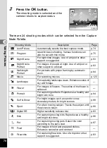 Preview for 72 page of Pentax 17851 - Optio P80 Digital Camera Operating Manual