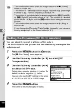 Preview for 110 page of Pentax 17851 - Optio P80 Digital Camera Operating Manual