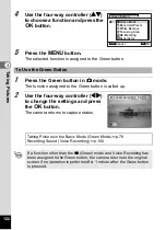 Preview for 124 page of Pentax 17851 - Optio P80 Digital Camera Operating Manual